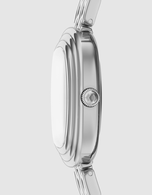 Fossil - Emerson Silver Tone Analogue Watch