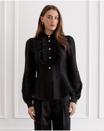 Aqua Blu Australia - Foncé Anastasia Blouse