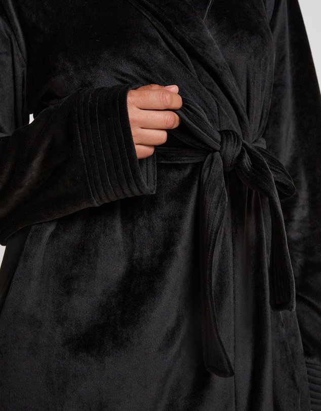 Hunkemoller - Short Velours Quilt Robe