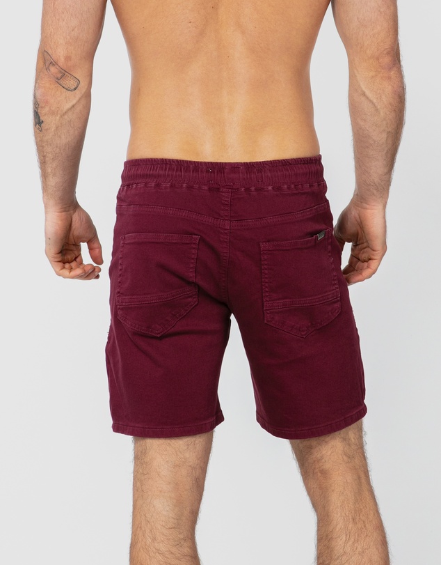ONEBYONE - Hudson Maroon Shorts