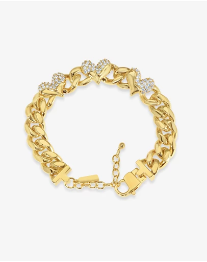 Jackie Mack - Velvet Hearts Bracelet