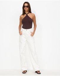 Dazie - Rosalie Halter Knit Top