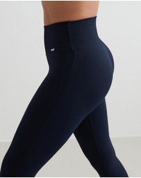 Aim'n - Ribbed Seamless Flare Tights