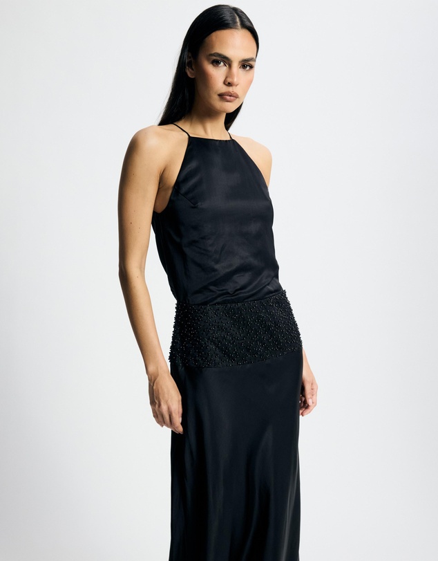 Lover - Amaryllis Beaded Waist Maxi Dress