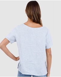 CAMIXA - Teena Linen T-shirt Top