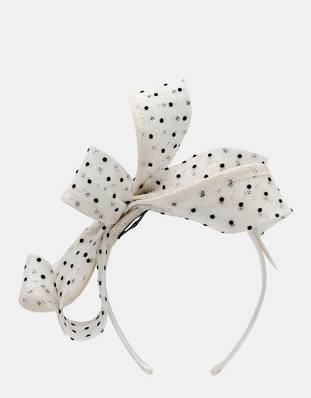 Morgan & Taylor - Sadie Fascinator in Ivory White