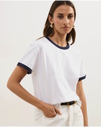 Atmos&Here - Short Sleeve Ringer T-Shirt