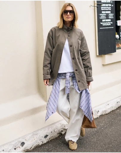 Ceres Life - Estelle Funnel Neck Jacket