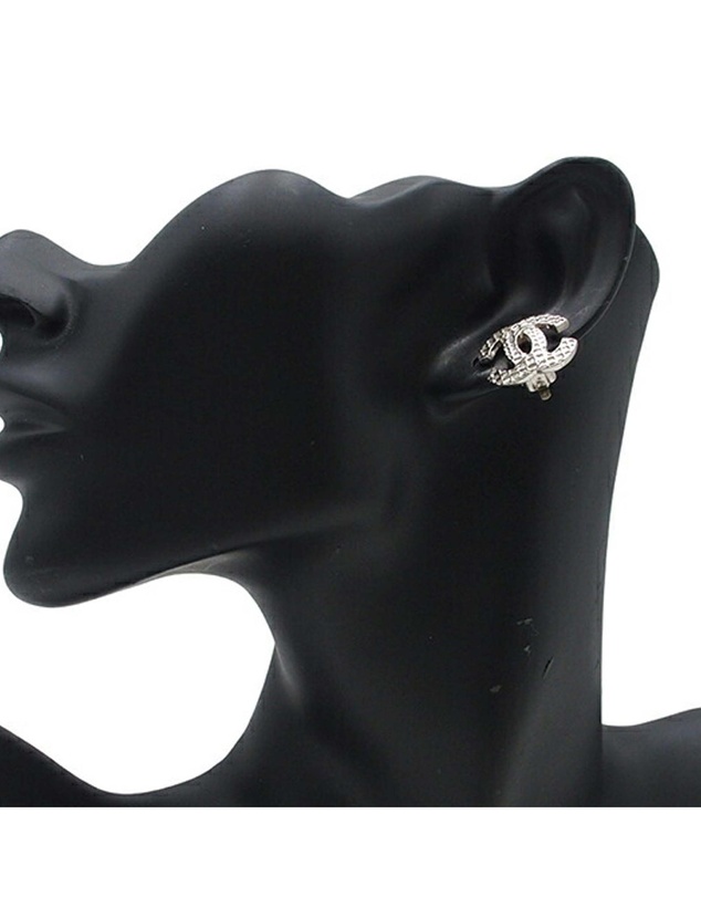 Pre-Loved by Azura Reborn - Pre-Loved Silver Plated CC Clip on Earrings