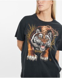 Vintage by The Real Deal - Pre Loved - Vintage 90s Tiger Wildlife Tee