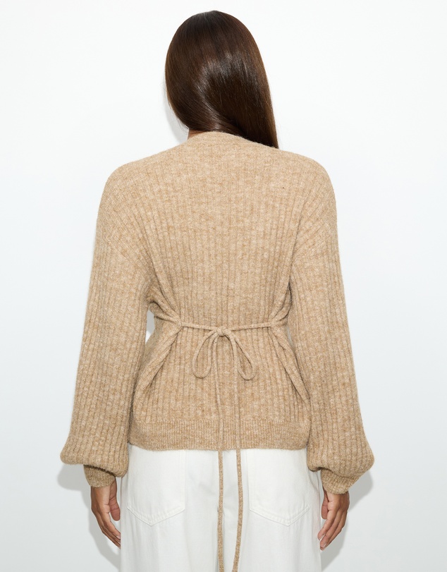 Dazie - Last Call Cinched Knit Cardigan