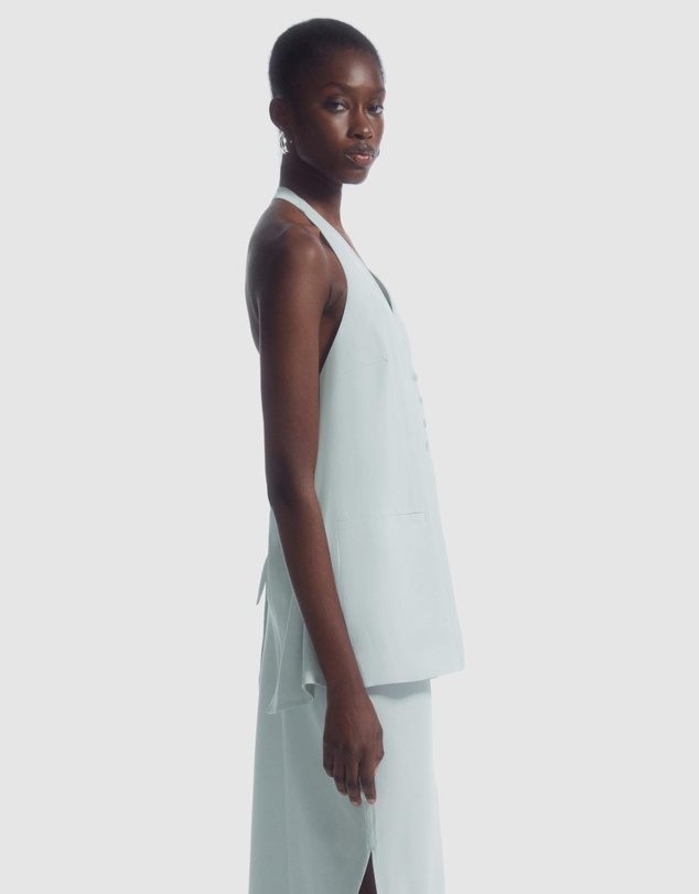 COS - Longline Waistcoat Halterneck Top