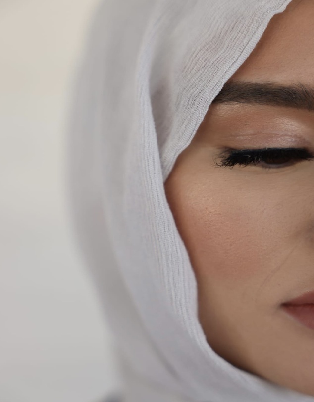 Mod Squad - Luxe Rayon Hijab Frayed Edge - CLOUD 5