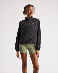 Upstate - Lightweight Windbreaker Jacket - Black