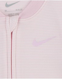 Nike - Striped Footed Coverall - Babies