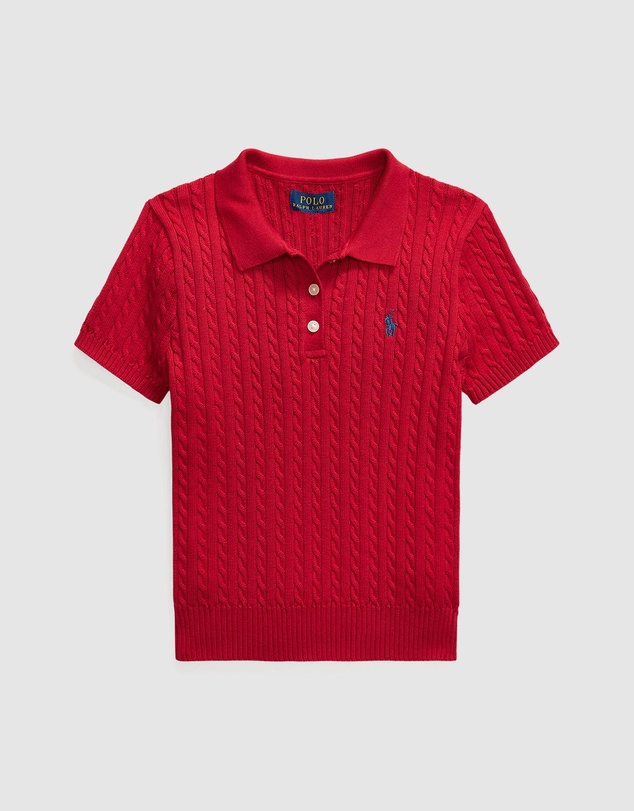 Polo Ralph Lauren - Mini-Cable Cotton Polo Sweater - ICONIC EXCLUSIVE - Teens