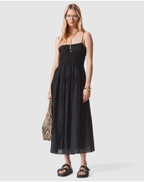 & Other Stories - Ruched Midi Dress