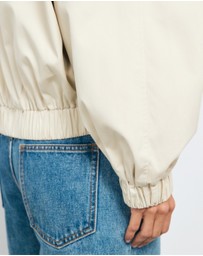AERE - Ella Contrast Bomber Jacket