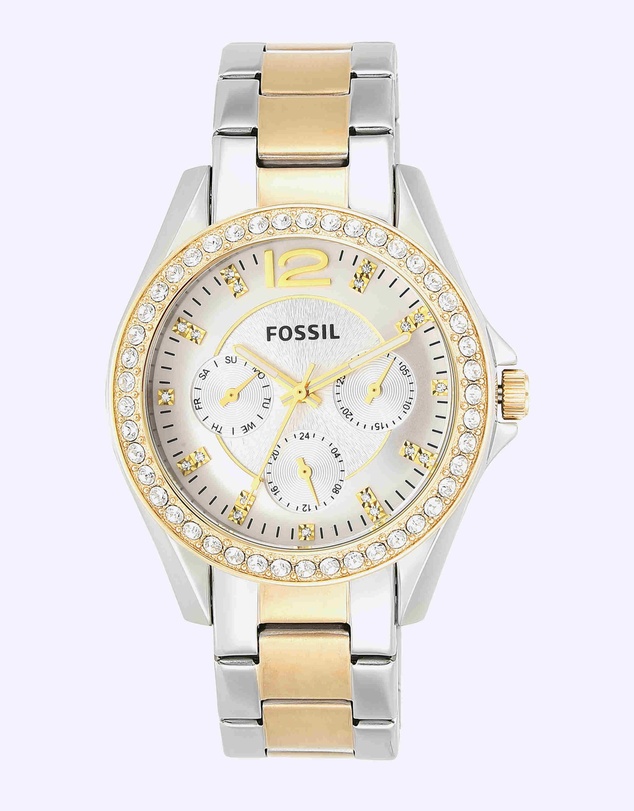 Fossil - Riley Two Tone Analogue Watch