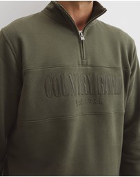 Country Road - Australian Cotton Half Zip Heritage Sweat