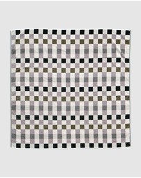 Bambury - Truffle Check Jacquard Beach Blanket