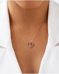 Michael Hill - Small Infinitas Pendant with 1/4 Carat TW of Diamonds in 10kt Rose Gold