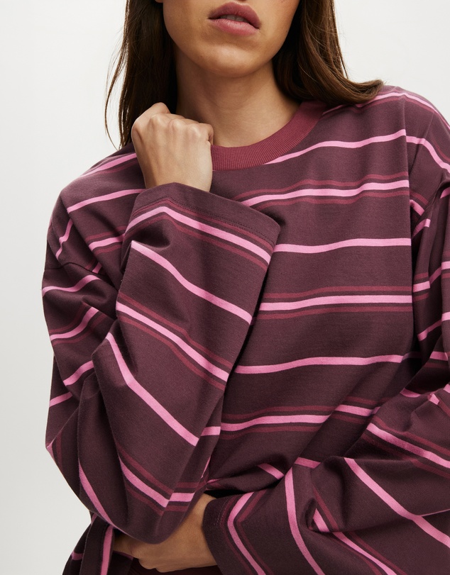 Cotton On Body Active - Long Sleeve Graphic Crew Top