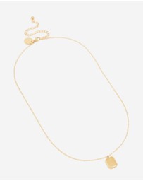 Lovisa - Waterproof Gold Plated Stainless Steel September Birth Flower Aster Necklace