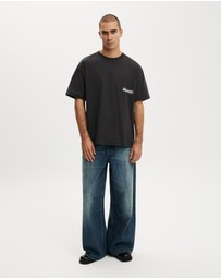 Cotton On - Box Fit Text T-Shirt