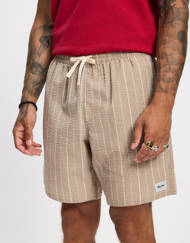 Rhythm - Seersucker Stripe Jam Shorts
