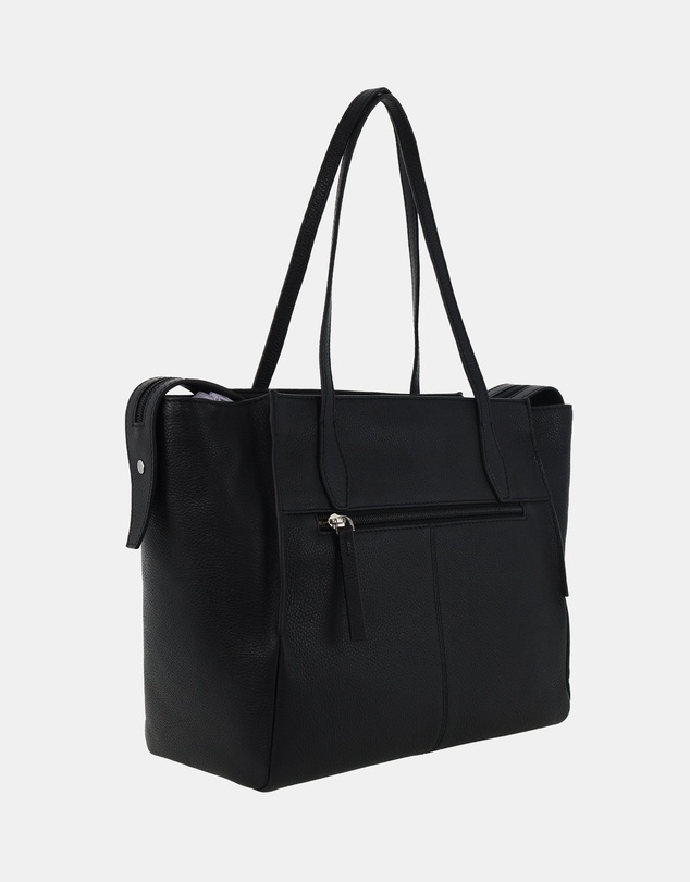 Pierre Cardin - Pierre Cardin Ladies Leather Shopper Tote