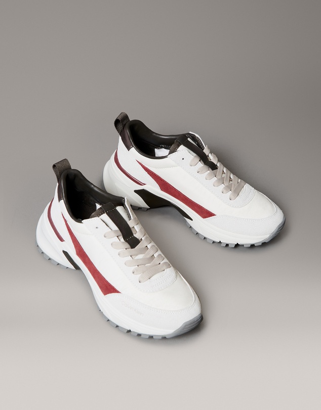 Calvin Klein - Suede and Nylon Runner Trainers