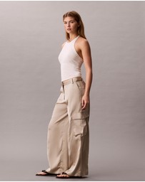 Calvin Klein Jeans - Satin Cargo Pants