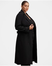 Forever New Curve - Cameron Curve Soft Trench Coat
