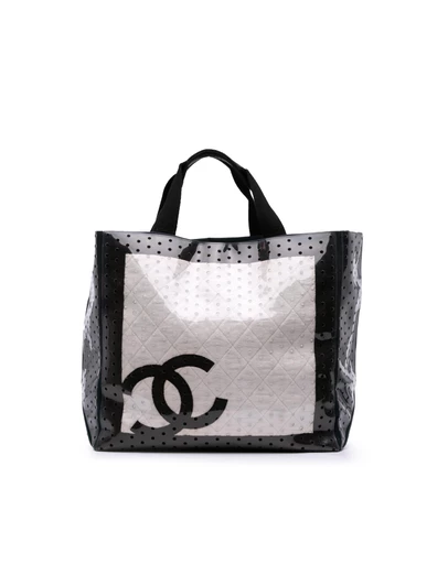 Pre-Loved by Azura Reborn - Pre-Loved CC Quilted Cotton and PVC Punching Tote