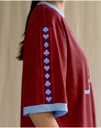 SMWR. by The Somewhere Co - All in on Hearts Oversized Tee