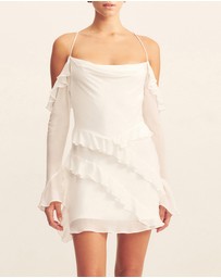 Shona Joy - Lira Long Sleeve Ruffle Mini Dress