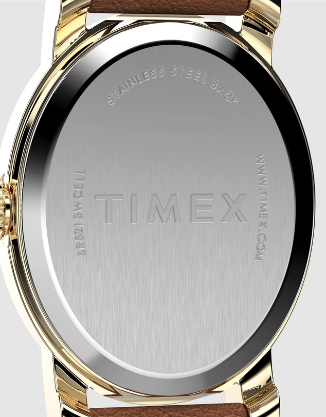 TIMEX - Cavatina 18mm Leather Strap Watch