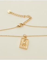 Carly Paiker - Pisces Star Sign Zodiac Tag Necklace
