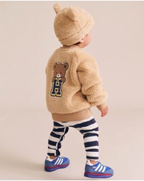 Huxbaby - Varsity Hux Fur Jacket - Babies-Kids