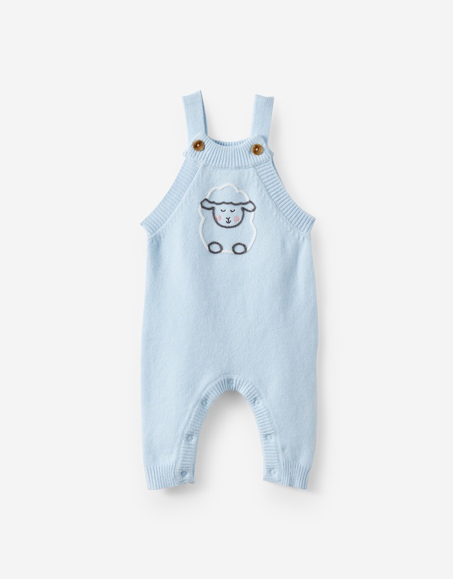 Cotton On Kids - Baby Organic Blend Knit Dungaree