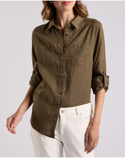 David Lawrence - Elias Linen Shirt