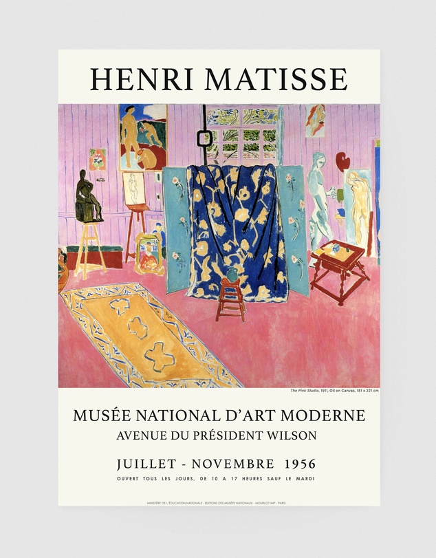 Inka Arthouse - The Pink Studio by Henri Matisse Art Print