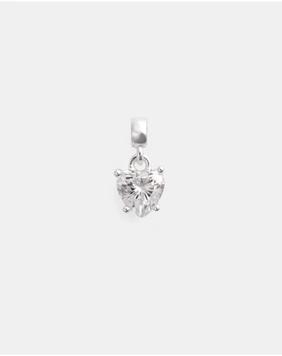 Daniel Wellington - Heart White Crystal Charm S925