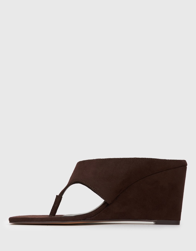 Betts - Selene Square Toe Wedge Sandals
