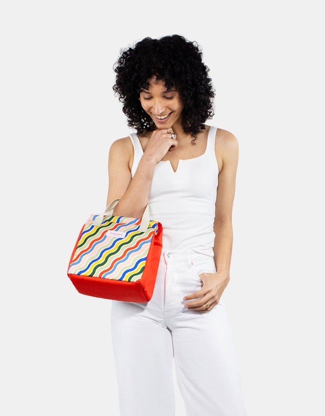 Kind Bag - Lunch Bag Rainbow Waves