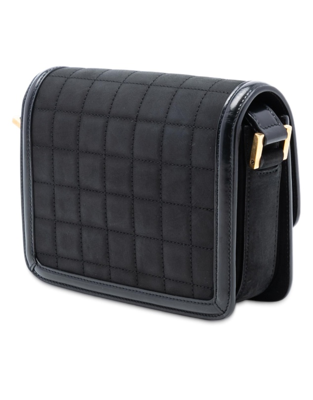 Pre-Loved by Azura Reborn - Pre-Loved Small Quilted Suede Solferino Satchel In Box