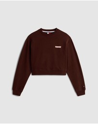 Tommy Jeans - Relax Crop TJ Bubble Crew Sweat