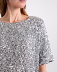 David Lawrence - Phylis Boxy Sequin Tee
