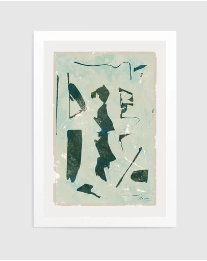 Olive et Oriel - Lacgeret Simple No61 by Treechild Art Print